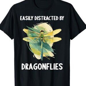 Easily Distracted By Dragonflies Dragonflies Dragonfly T-Shirt